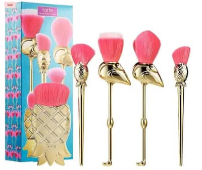 tarte Let's Flamingle 5 Piece Brush Set