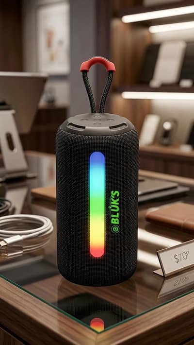 bluks orignal speaker wireless speaker with Rgb light