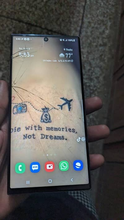 12GB ram 256 GB storage penal change working 100 ok