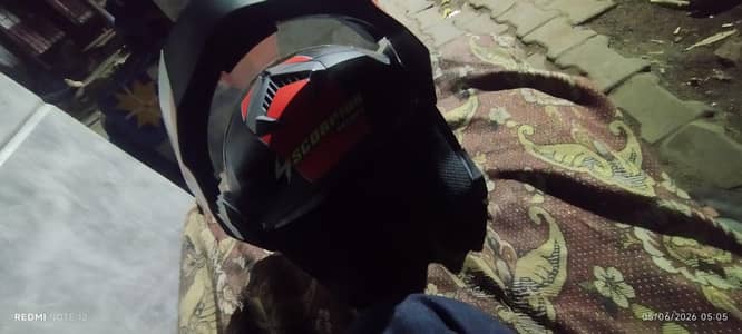 Flip up helmet available