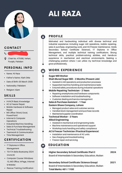 Need job for my self