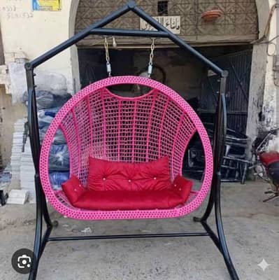 swing (jhoola) with double stand high quality good condition