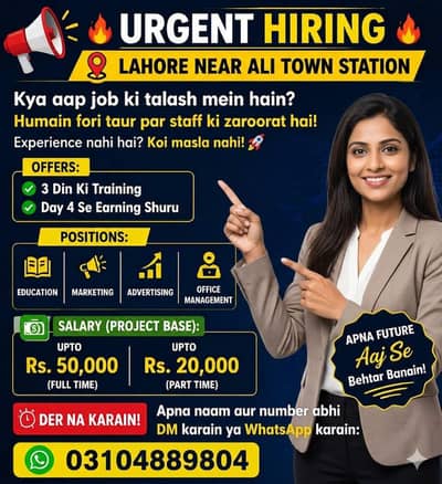 limited hiring for fresher & matric pass student