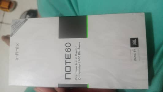 Infinix note 60 8+256 non active no box hole