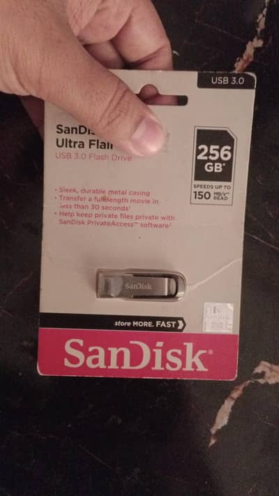 256 gb Sandisk Original USB Flash Drive Whatsapp 0320-5992687