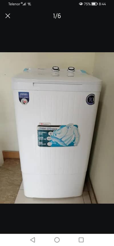 interducing a large size washing machine