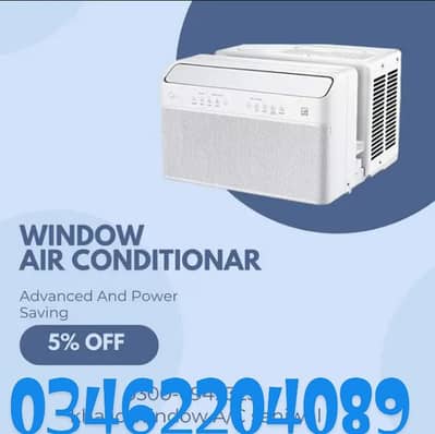 Midea 1 Ton window Ac latest model wifi connection