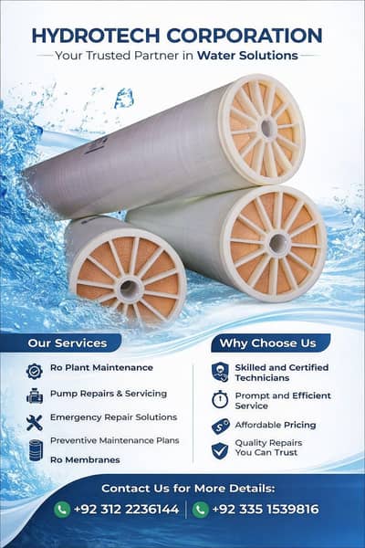 RO MEMBRANE TORAY Lg filmtec Plant Repair | Pump & Filter Service