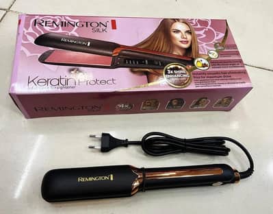 ceramic hair straightener black Pink instant heat up