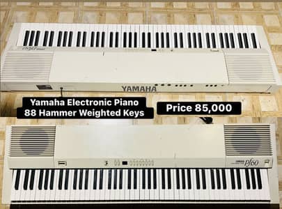 Yamaha PF-60 Electronic Piano 88 Hammer Weighted keys Keyboard Guitar