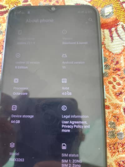 realme C21-y 4gb 64gb box sath ha or phone ha