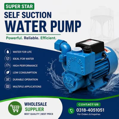 Vacuum water pump