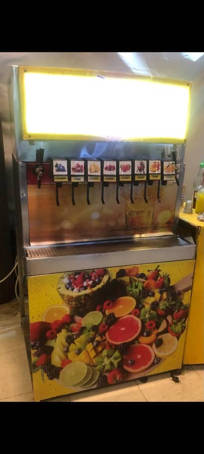 08 Nozzles Soda Machine