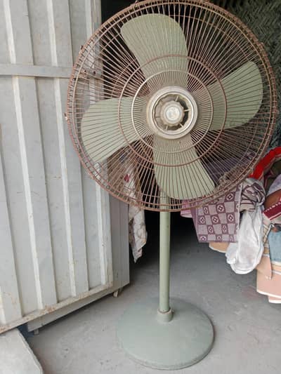 2 pedestal fans
