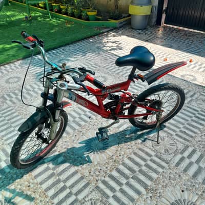 Gear 20 inch bicycle Red