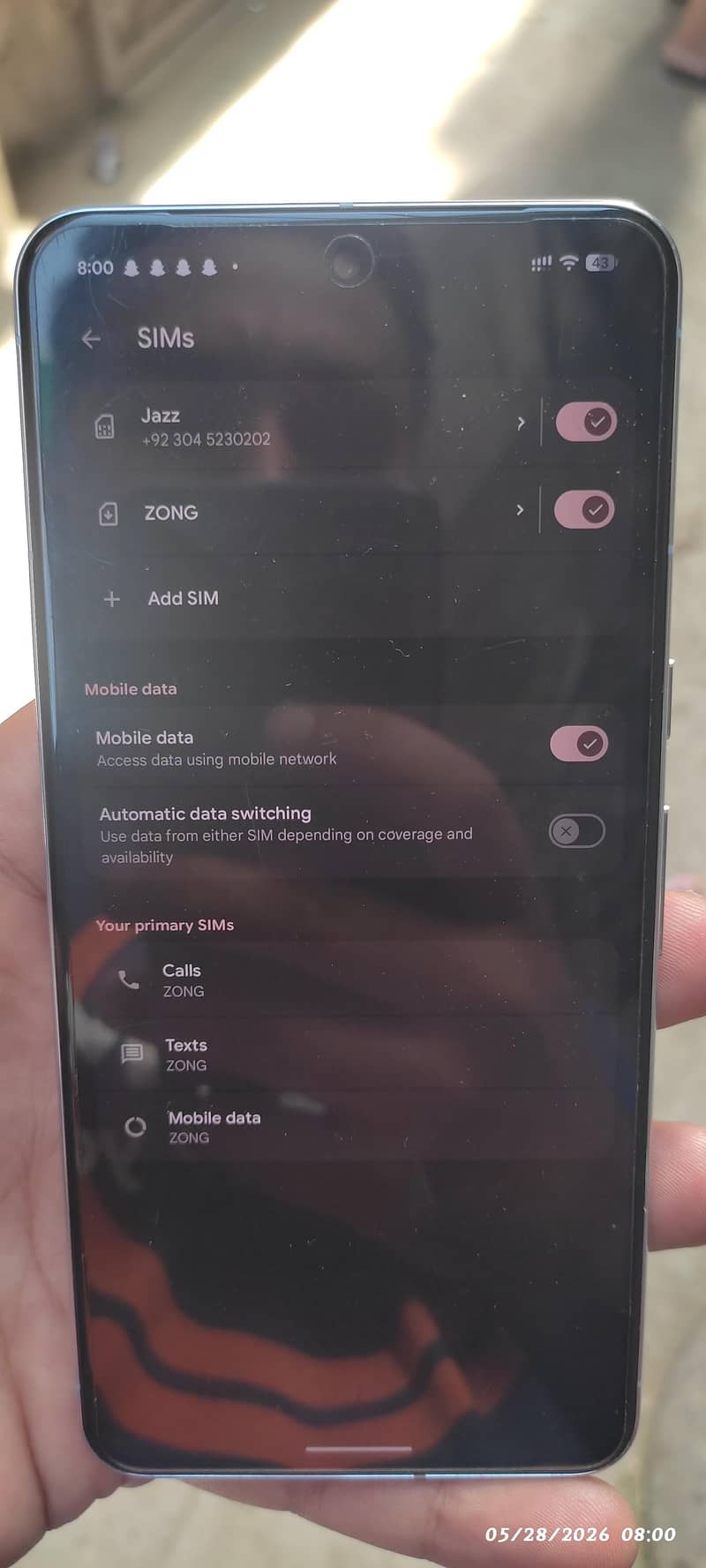 Google Pixel 8 Pro 12GB/512GB Blue – Dual SIM  – Excellent Condition 9