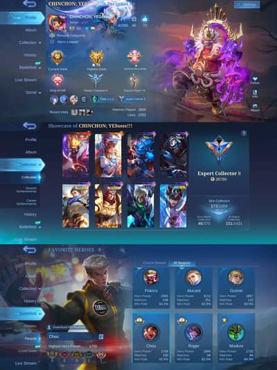 Mobile legend I'd for sale/ online Sale