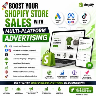 Scale Your Shopify business with Multi-Platform Advertising solutions