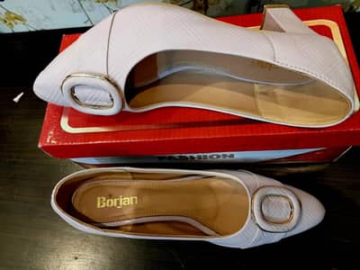 silver ekisha  price 2800. Borjan lilac shoes price 2900