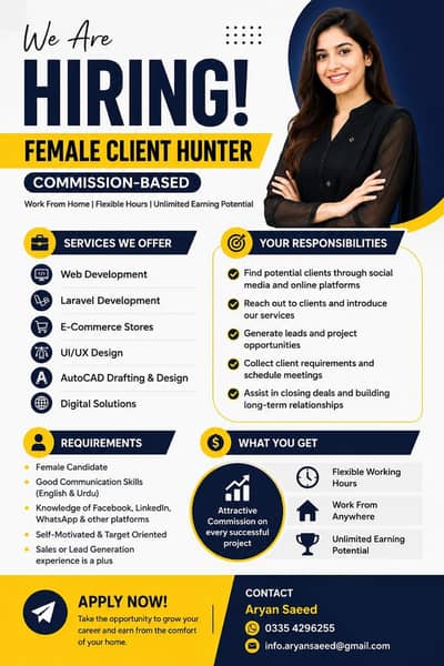 Female Client Hunting Required