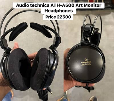 Audio Technica Studio Head phones ATH-A500 Art Monitor/ Piano Keyboard