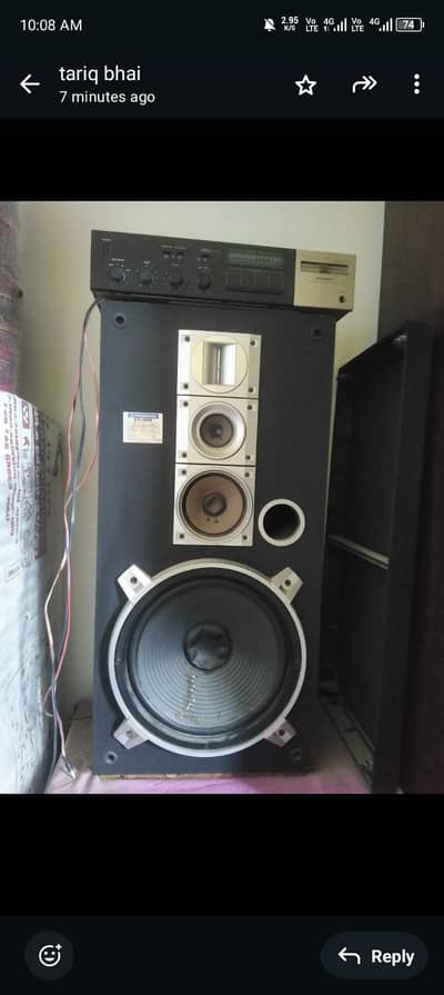 pioneer amplifier and 2 speaker