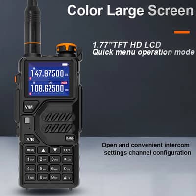 K5 Dual Band Walkie Talkie Long Range Rechargeable Two-Way Radio