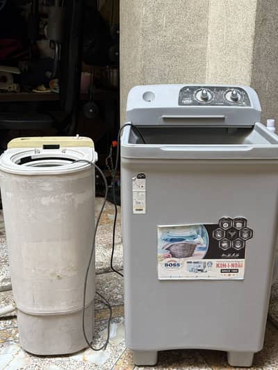 Washing machine ( boss) , dryer ( Haier)
