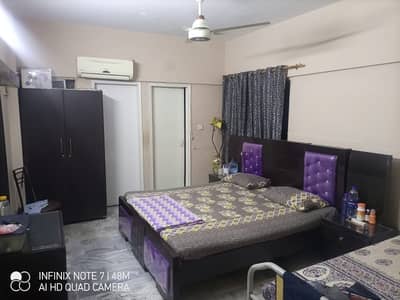 FLAT AVAILAIBLE FOR RENT IN GULUSTAN E JOHAR BLOCK 17 HAROON   ROYAL CITY SWEET WATER LUXURY SIZE FLAT