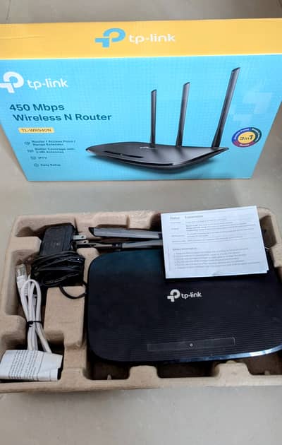 TP LINK 3 Antenna 450 Mbps Wireless Router TL WR940N
