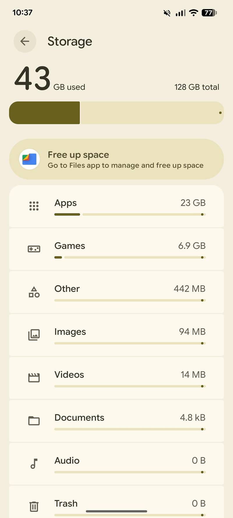 Google Pixel 7a 10