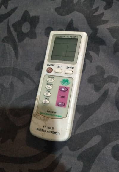Universal AC remote Mitsubishi, PEL, Waves, LG and other