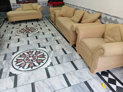 VIP Sofa Set with Dewaan