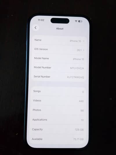 Apple iPhone 15 used 128gb