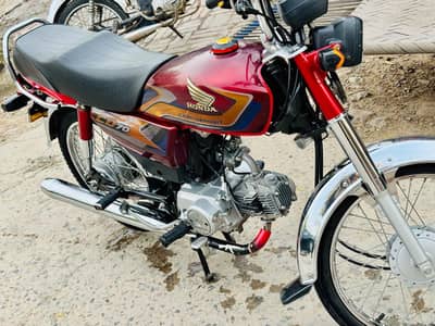 Honda CD70 urgent for Sale Total original ki AwaZ Ha