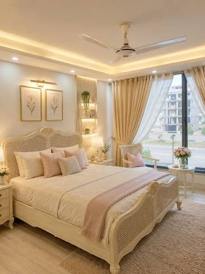 1 bed luxury furnished flat on per day rent