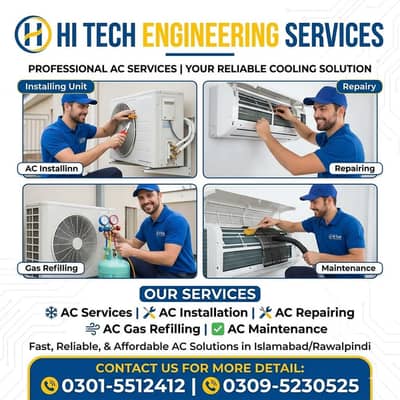 Ac installation ac service ac gas ac repairing in islamabd Rawalpindi
