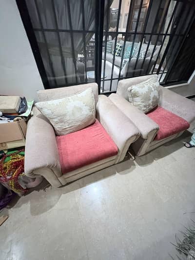 Sofa Set/ Set Of 2