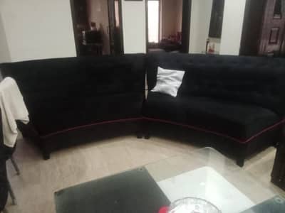 Round shape sofa set  with tanle