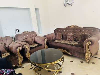 5 Seater Comfortable Sofa Set – Good Condition – For Sale