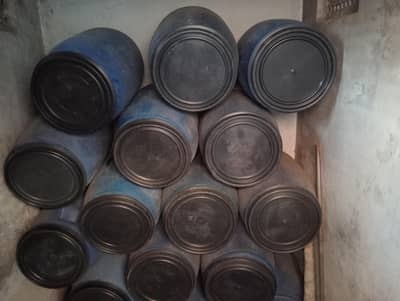plastic 120 kg drum