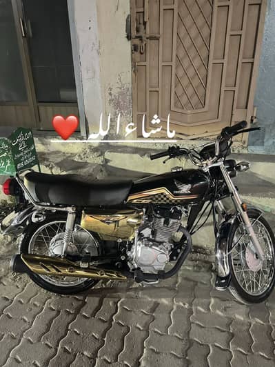 Honda cg 125 golden edition 2024 model but recipt iski 2026 ki bnegi