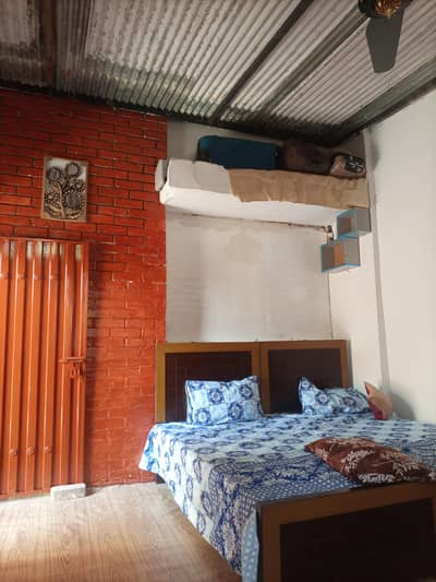 wooden Single bed for sale with mattress