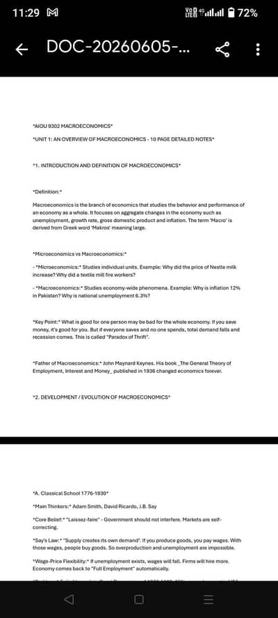 aiou notes pdf