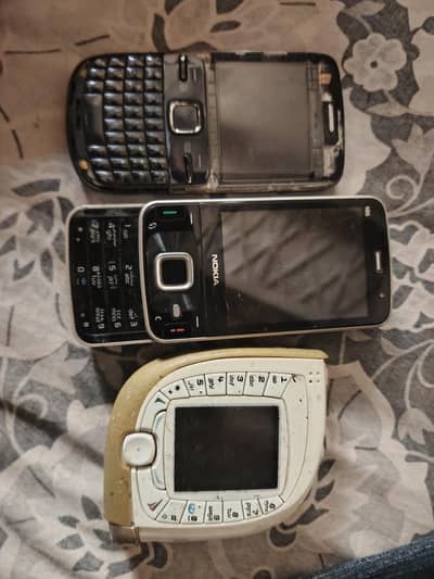 Vintage Nokia Lot (7600, N96, C3-00) - For Collectors & Parts