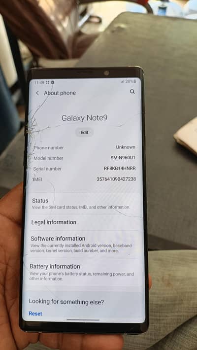 Samsung Mobile Note 9 8/512