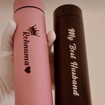 Temperature name bottles| name printing water bottle| water bottle