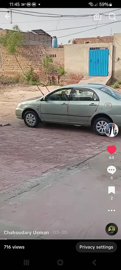 Toyota Corolla GLI 2007