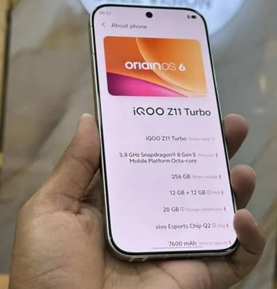 Vivo Iqoo z11 Turbo 5G Snapdragon 8Gen 5