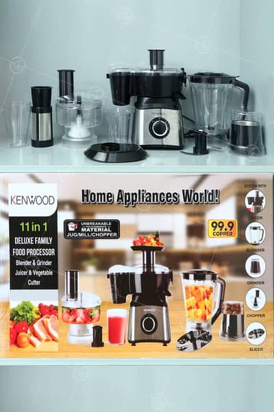 Kenwood & Philips 11 in 1 Food Processor/ Juicer/ Blender / Chopper